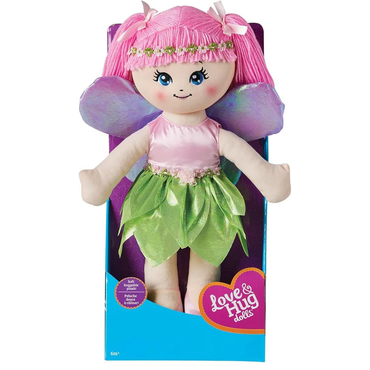 18” LOVE & HUG Butterfly Pixie Doll - Image 2