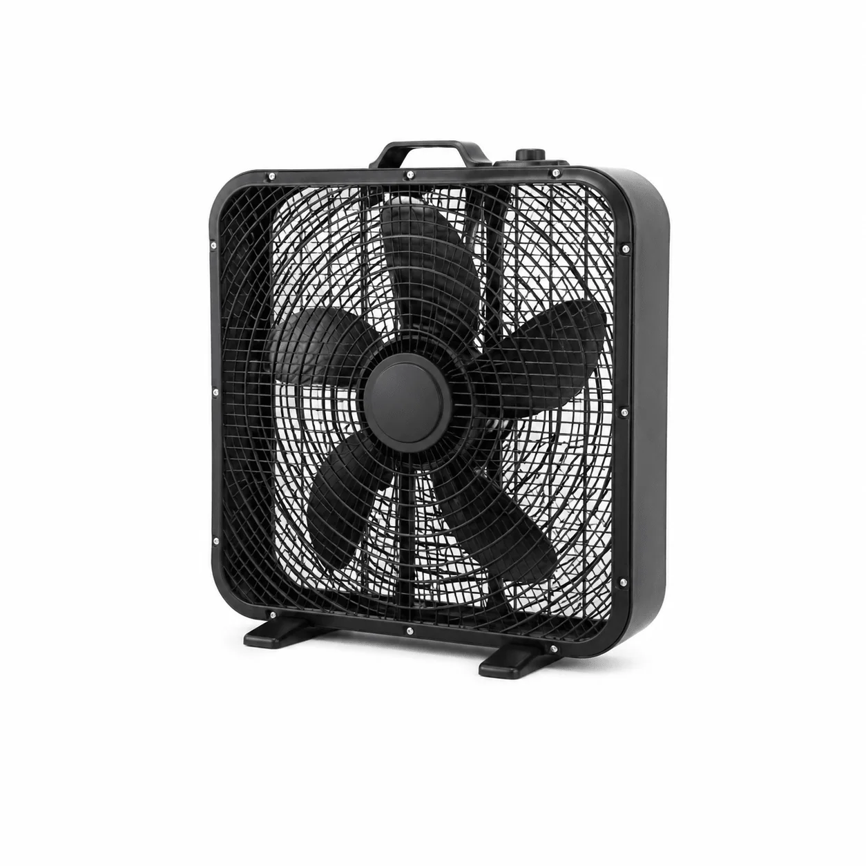 20” Box Fan – 3-Speed Cooling Fan in Black