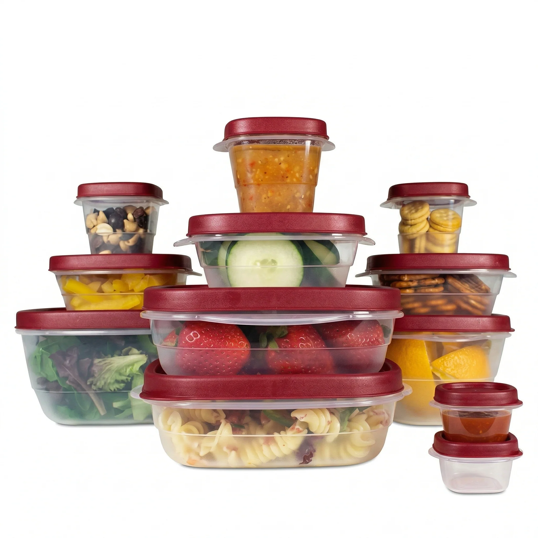 24-Piece Foldable Lunch Box Set