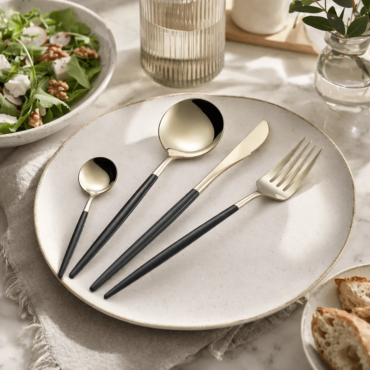 24-Piece Stainless Steel Cutlery Set - Image 2