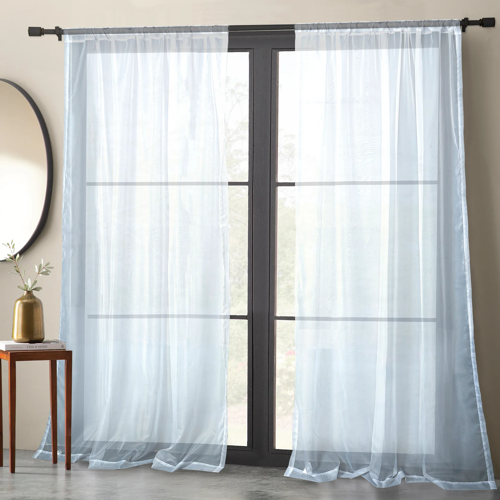 2pk Basic Elegance Sheer White - Image 3