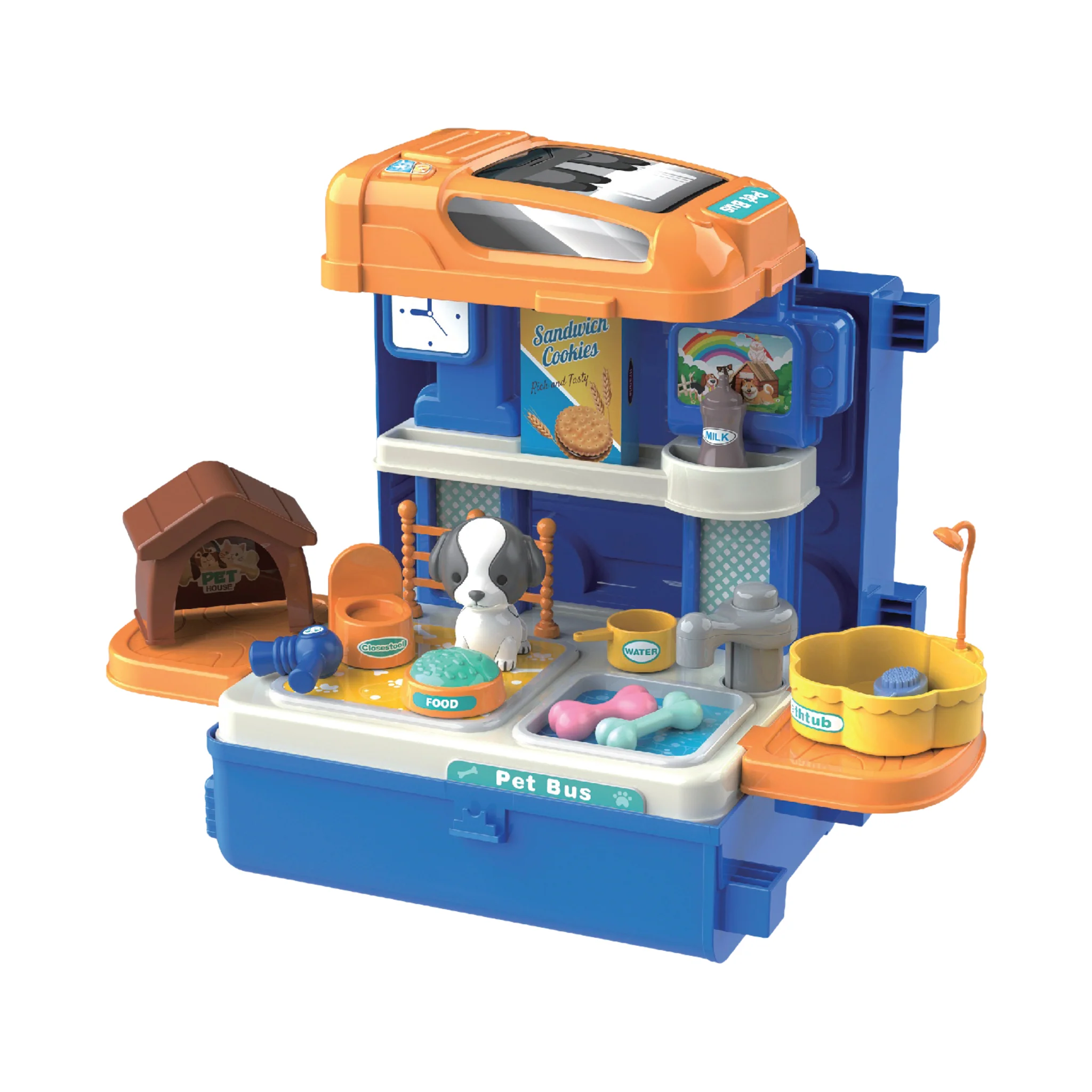 3-in-1 Cute Pet Bus