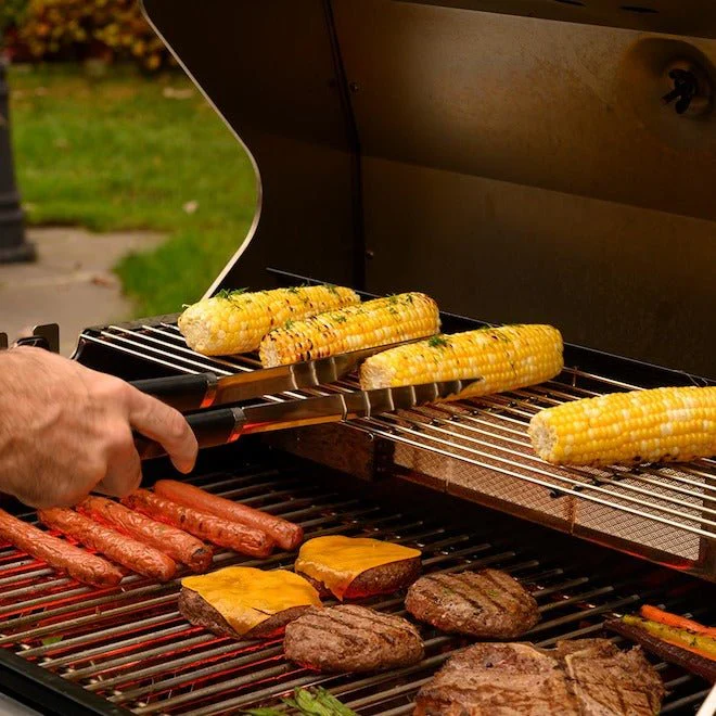 3-Piece Stainless Steel BBQ Tool Set - Image 3