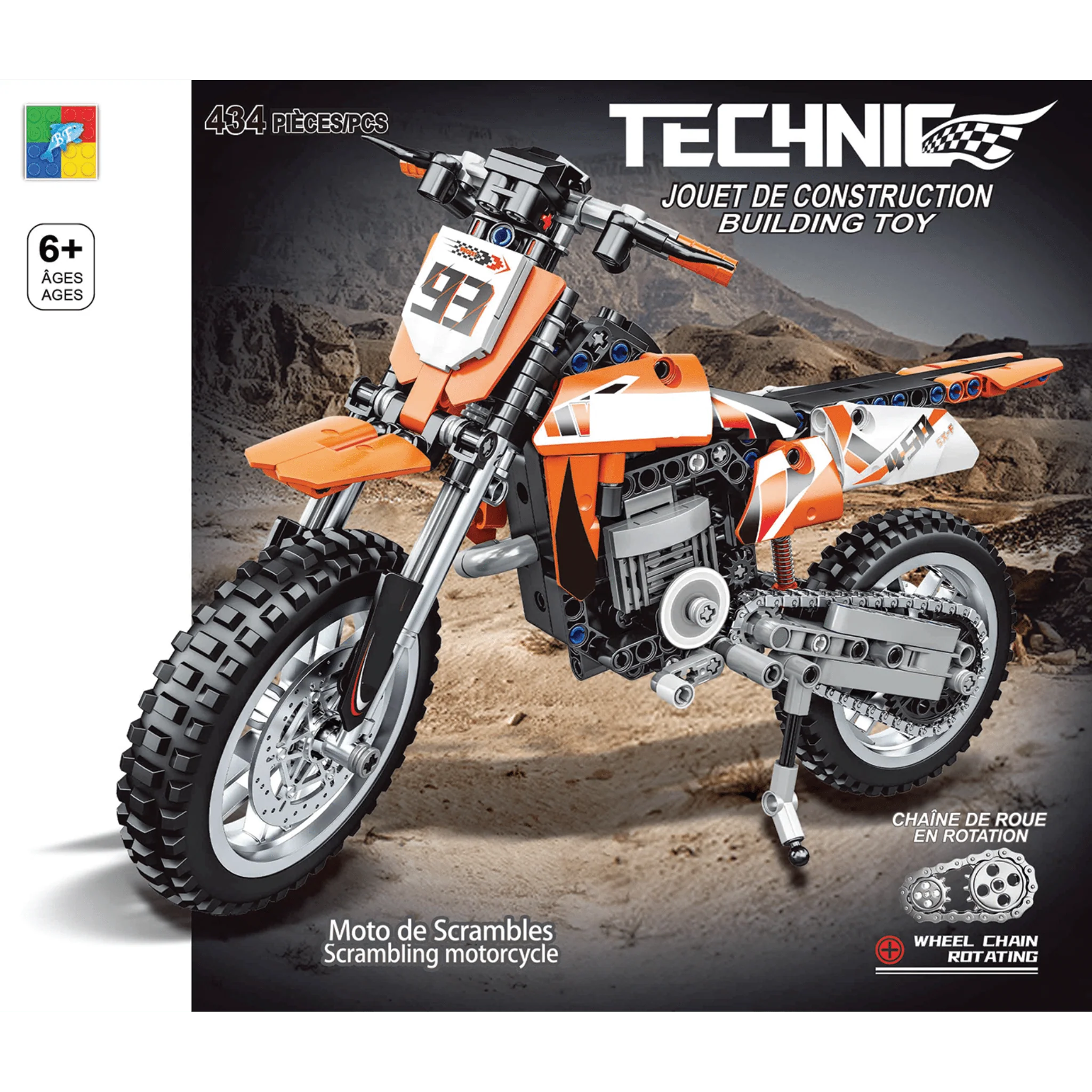 434pc Motorcycle Blocks