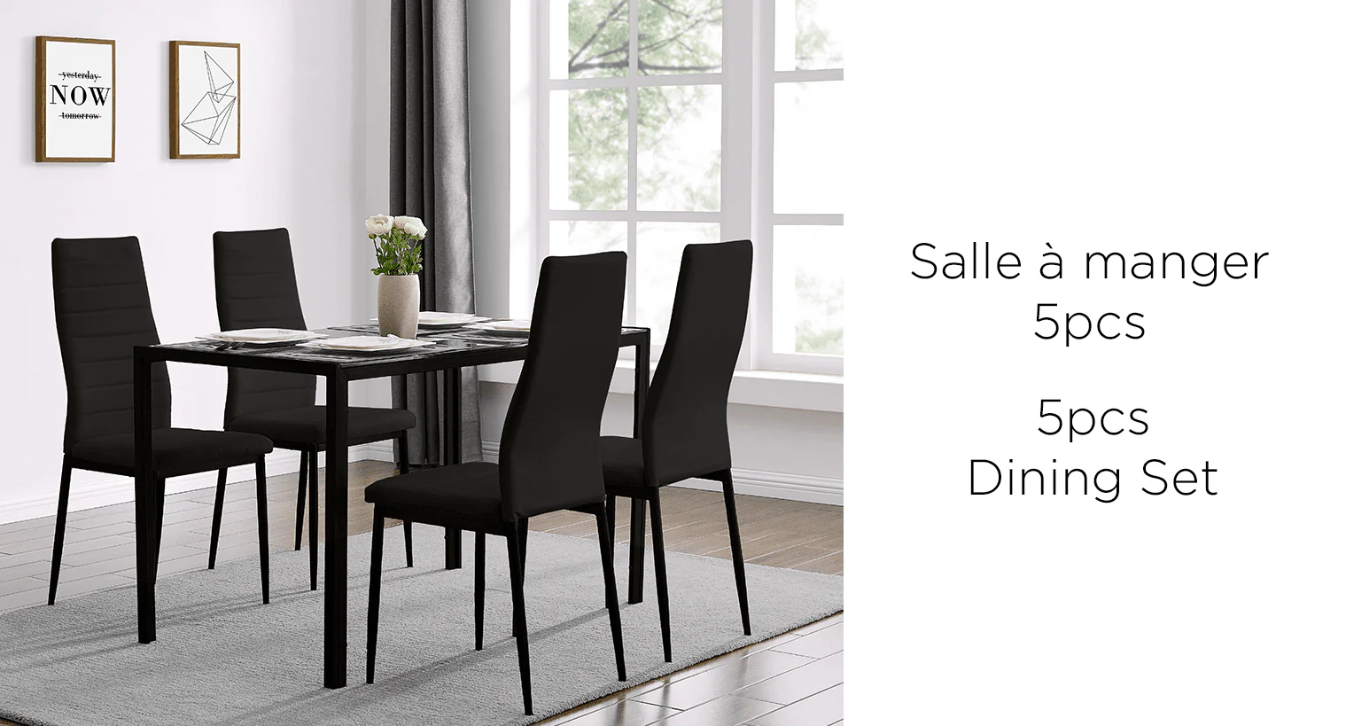 Sandra Venditti - 5-Piece Dining Set - Image 3