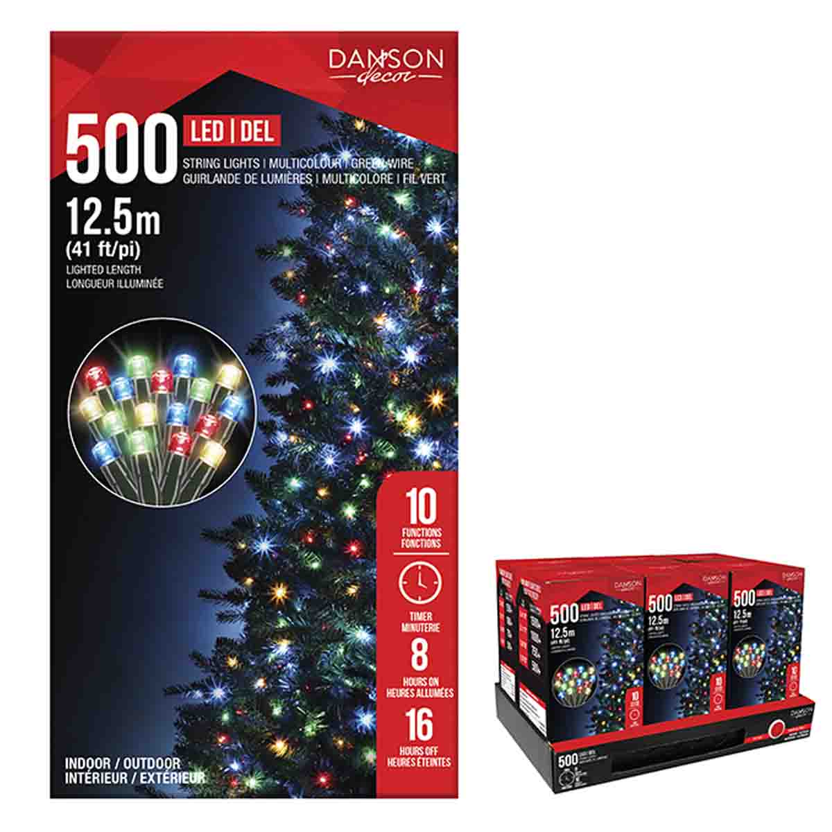 500 5Mm Led Lights Warm White