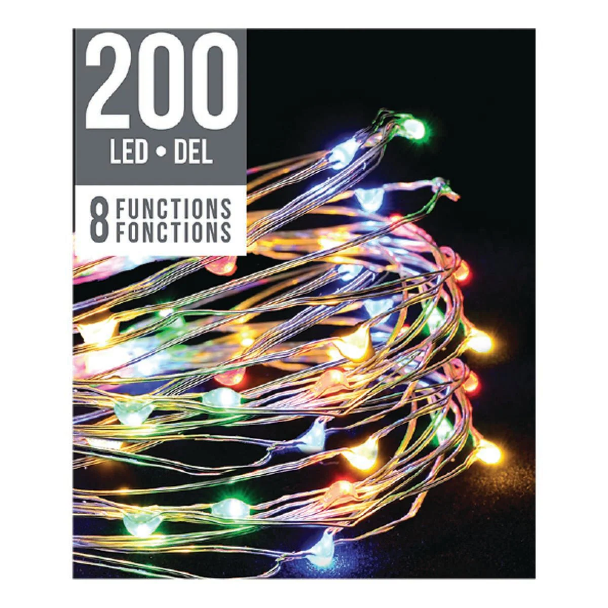 200 Micro Indoor Outdoor Led String Multi color