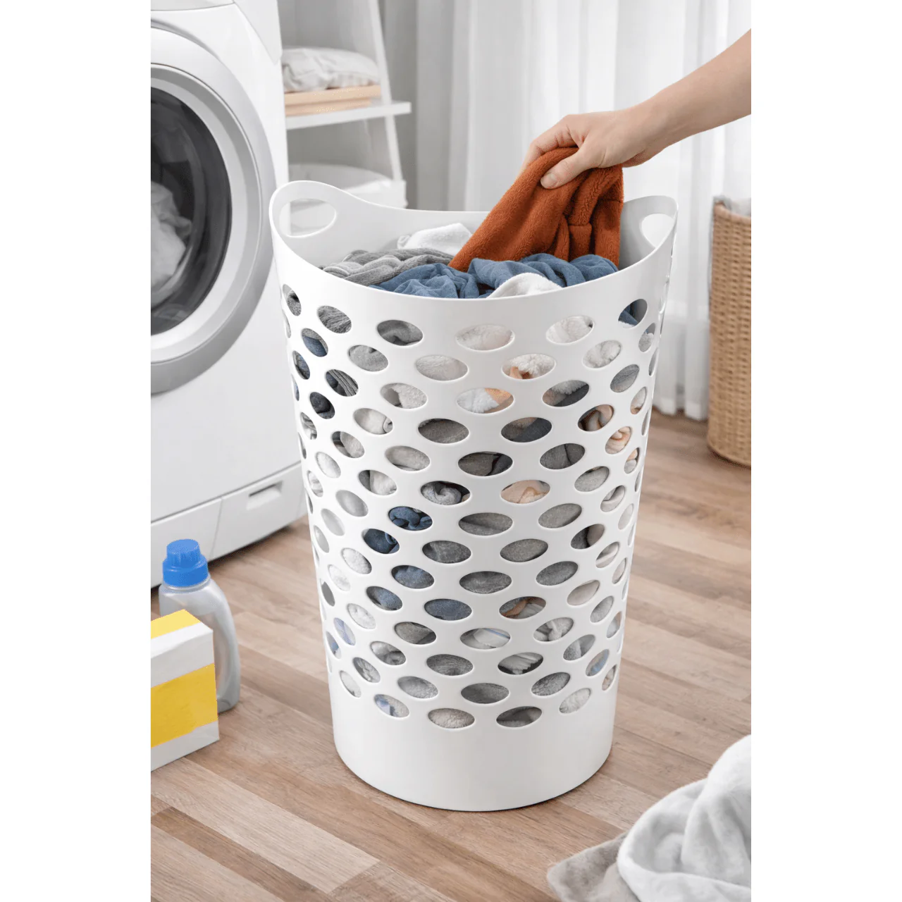 60L Flexible Laundry Basket - Image 2