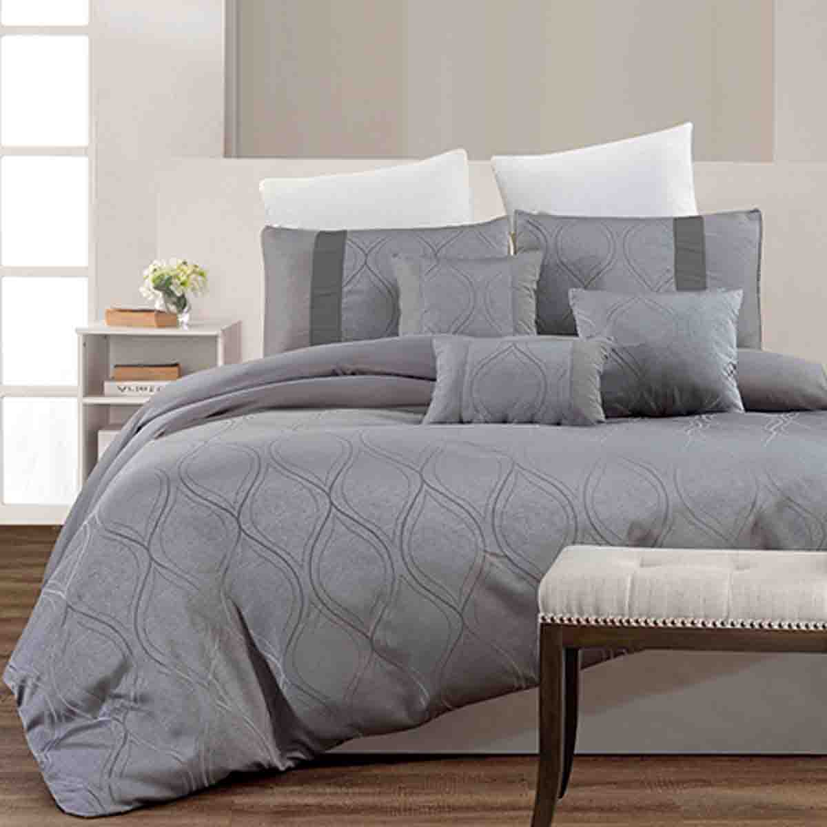 6pc Jacquard Comforter Set - Image 2