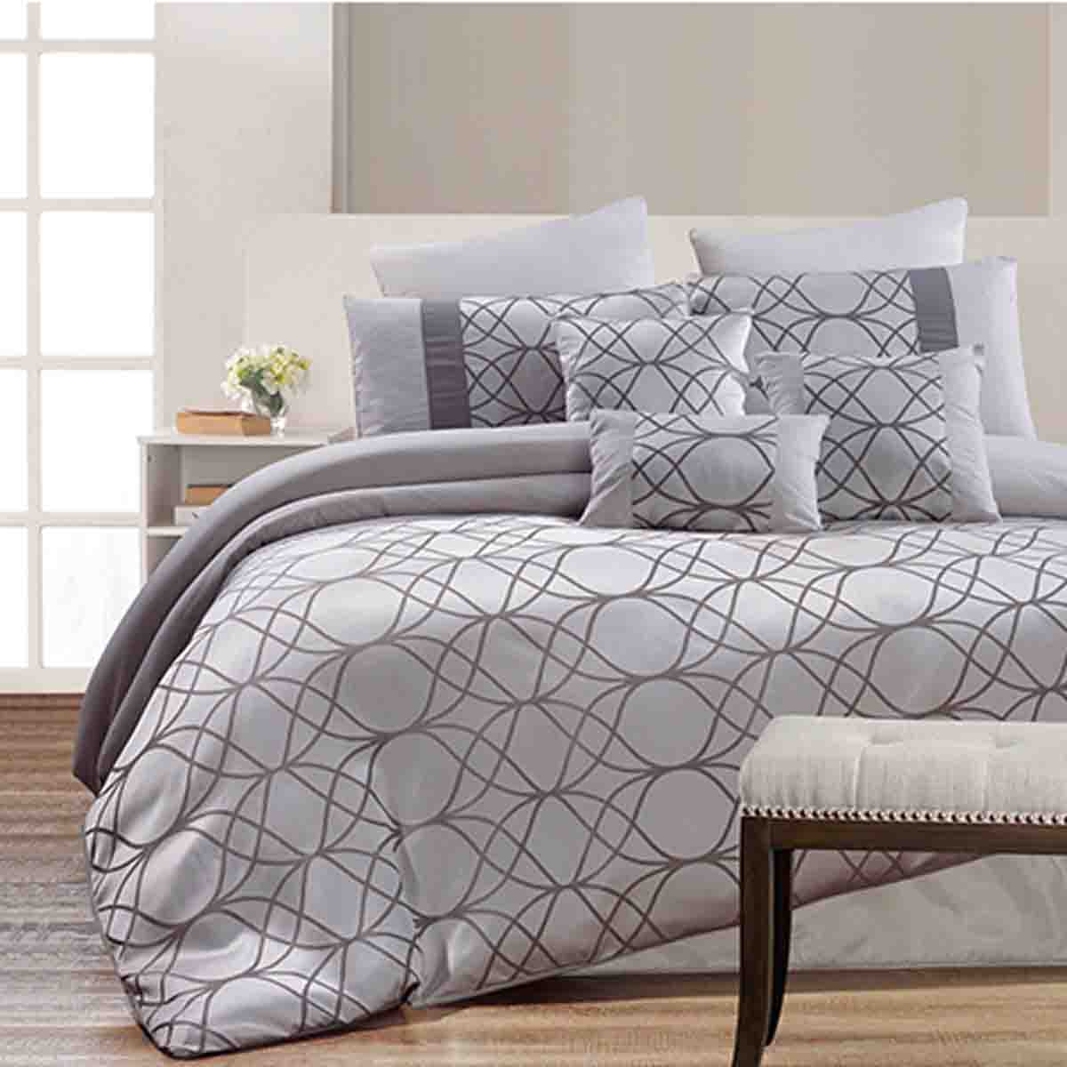 6pc Jacquard Comforter Set - Image 3