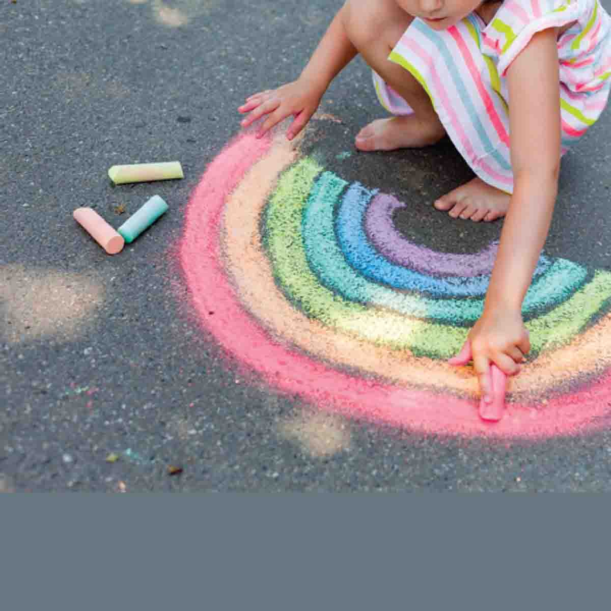 80 Pcs Side Walk Chalks Combination - Image 2
