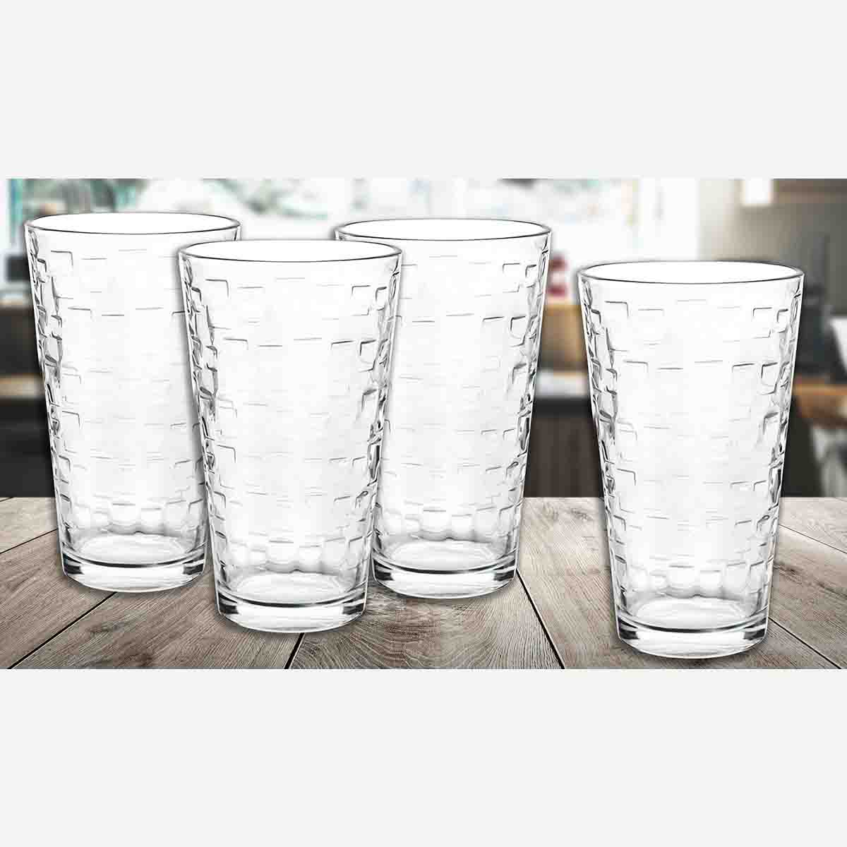 A La Cuisine - Set Of 4 Square Hi-ball Tumbler - Image 3