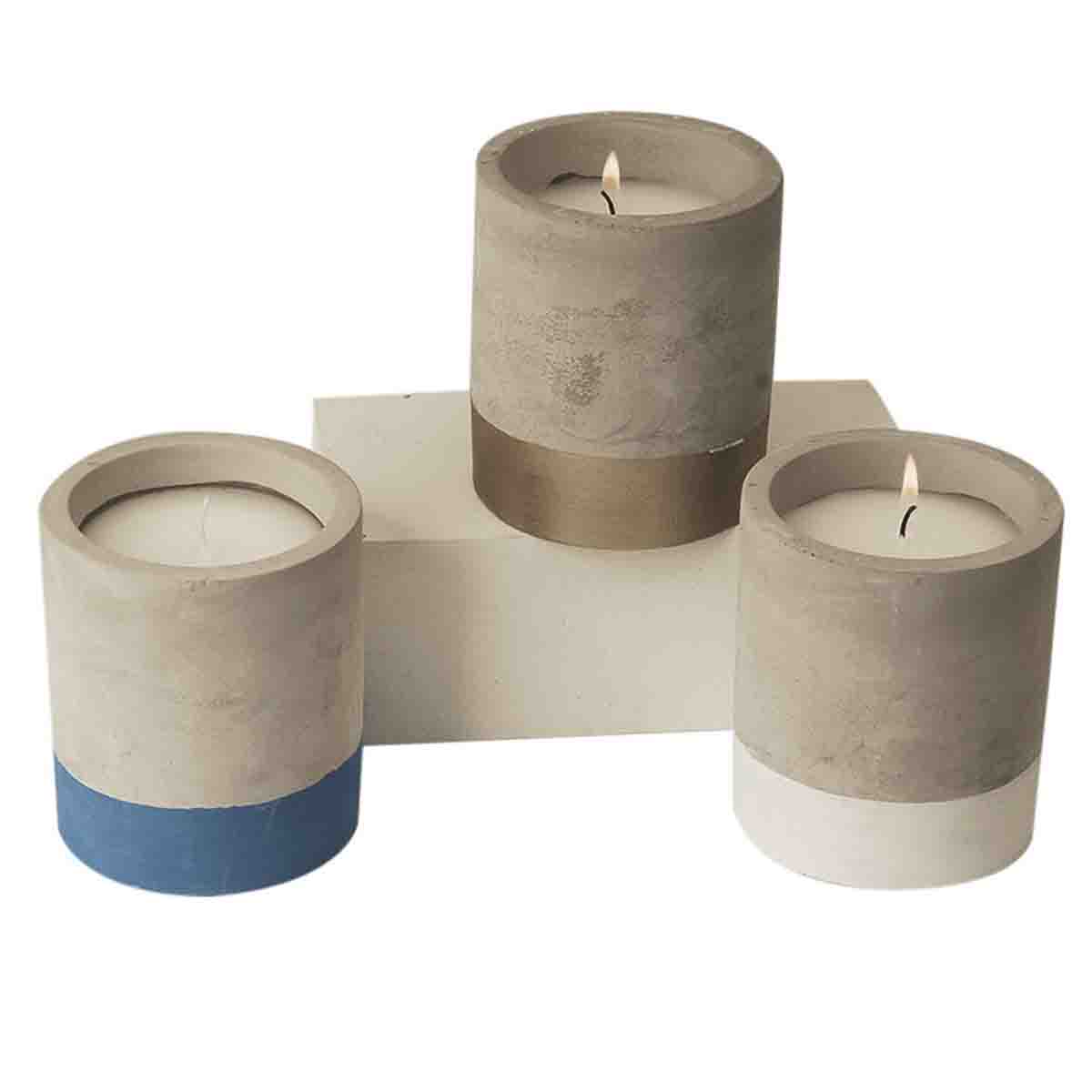 Adrien Lewis- Cement Candle Assorted