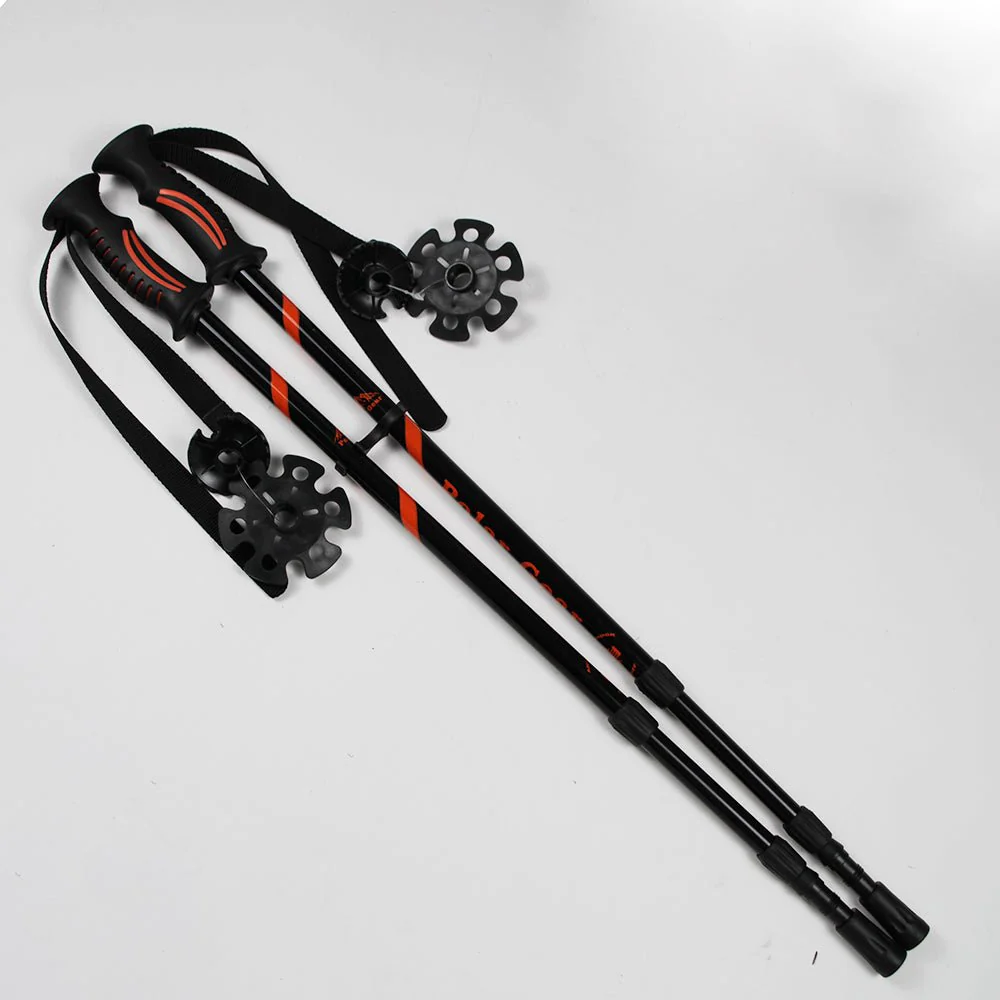 Adult Snowshoes (Red 8 x 21 in) & Trekking Pole In a Bag - Image 12