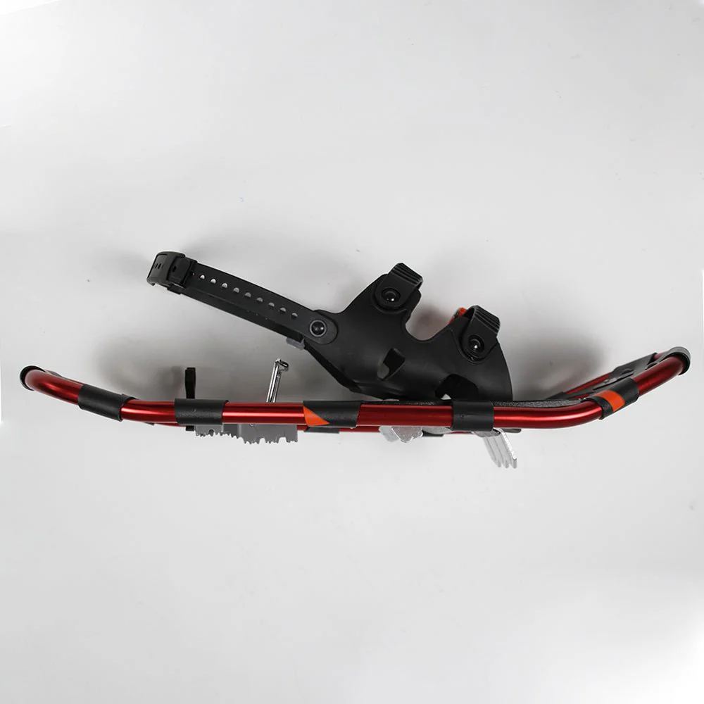 Adult Snowshoes (Red 8 x 21 in) & Trekking Pole In a Bag - Image 3