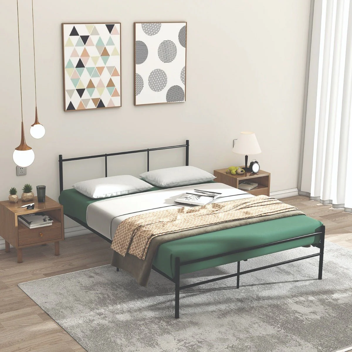 Atelier Du Nord - Livano Metal Bed Frame
