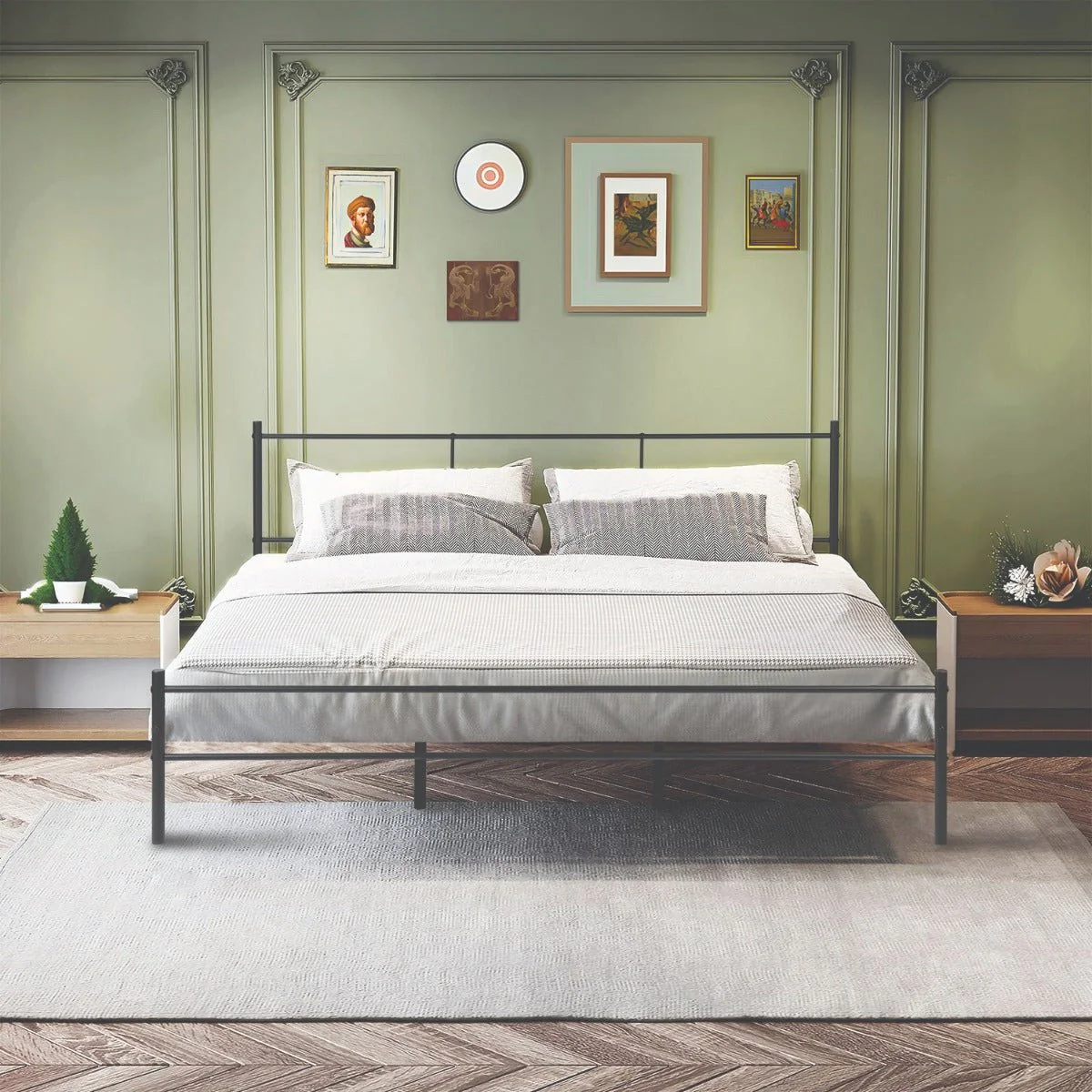 Atelier Du Nord - Livano Metal Bed Frame - Image 3