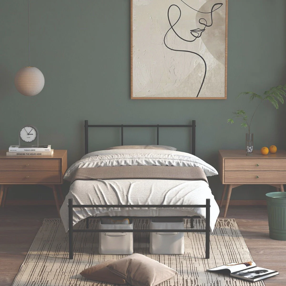 Atelier Du Nord - Livano Metal Bed Frame - Image 9