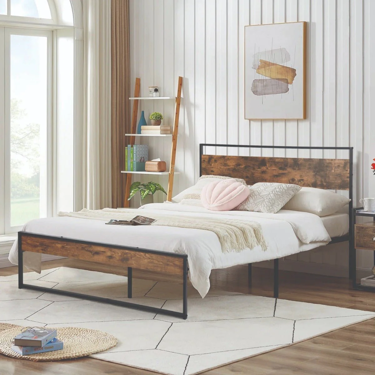 Atelier Du Nord - Migle Metal/wood Bed Frame