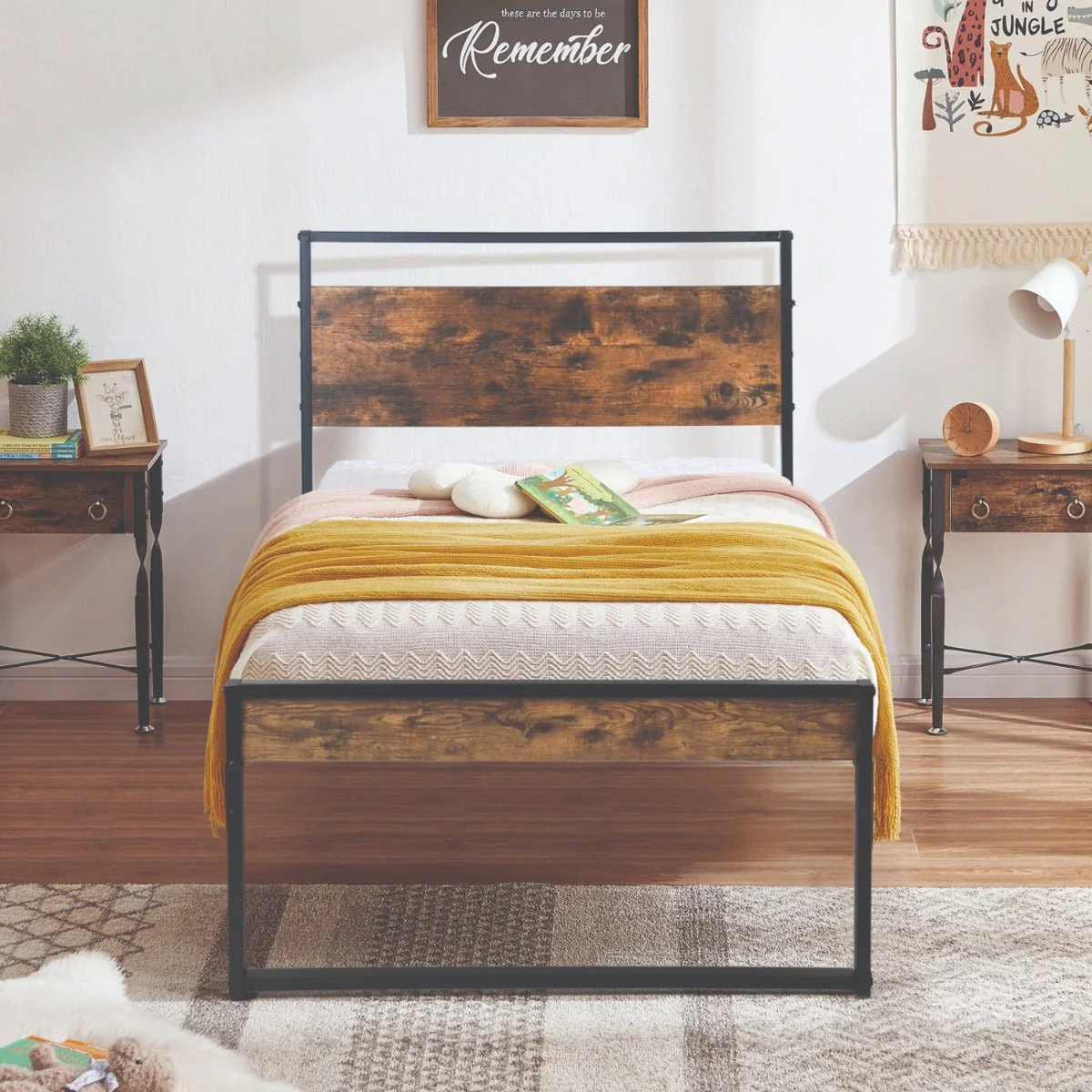Atelier Du Nord - Migle Metal/wood Bed Frame - Image 9