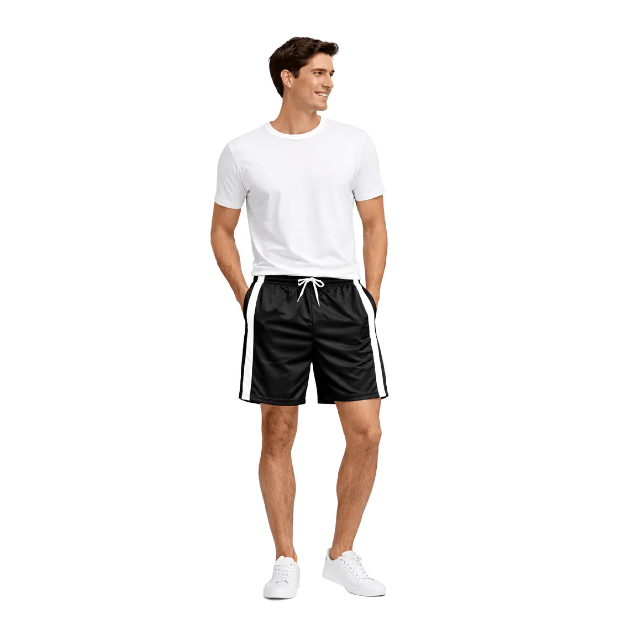 Athletic Drawstring Shorts - Image 2
