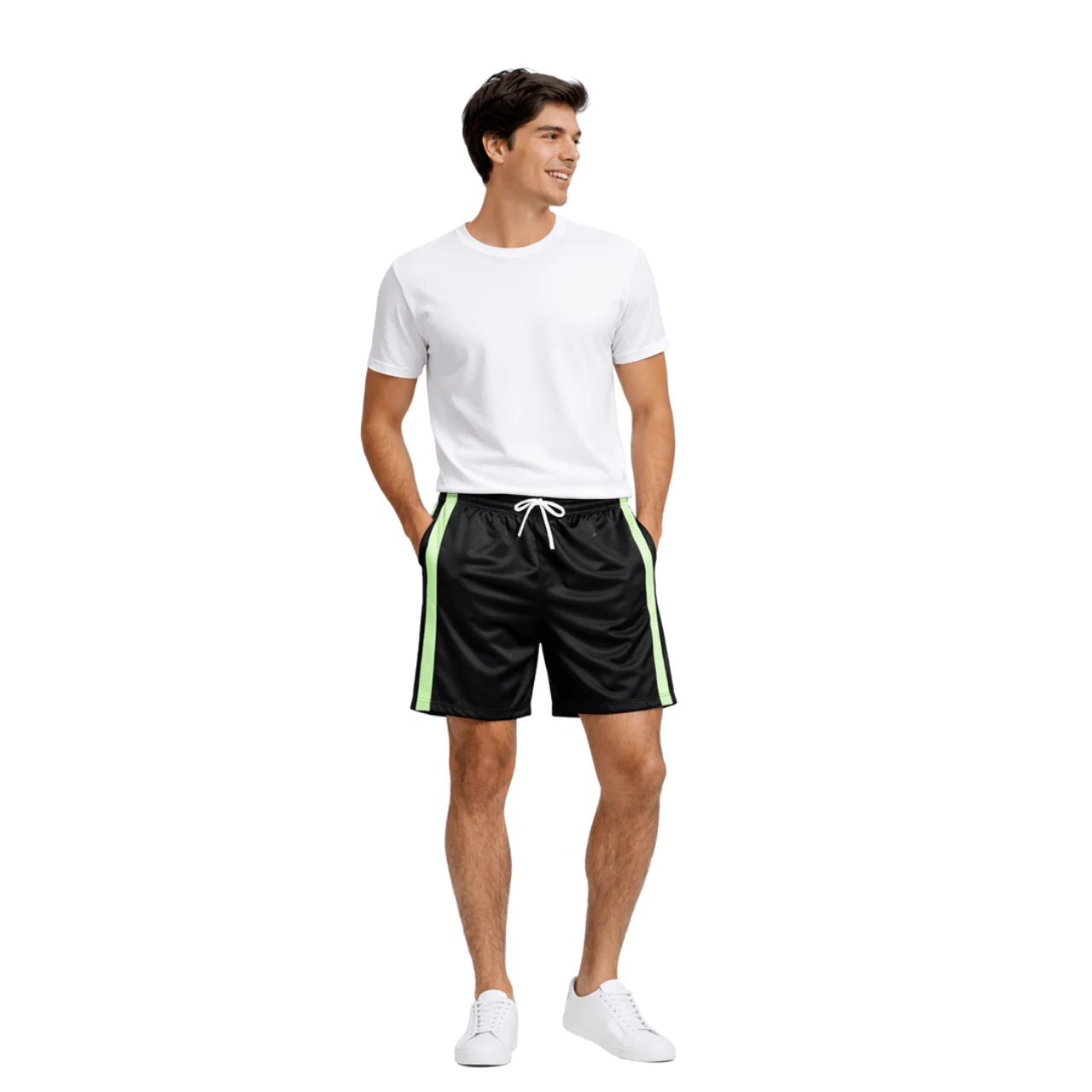 Athletic Drawstring Shorts - Image 5