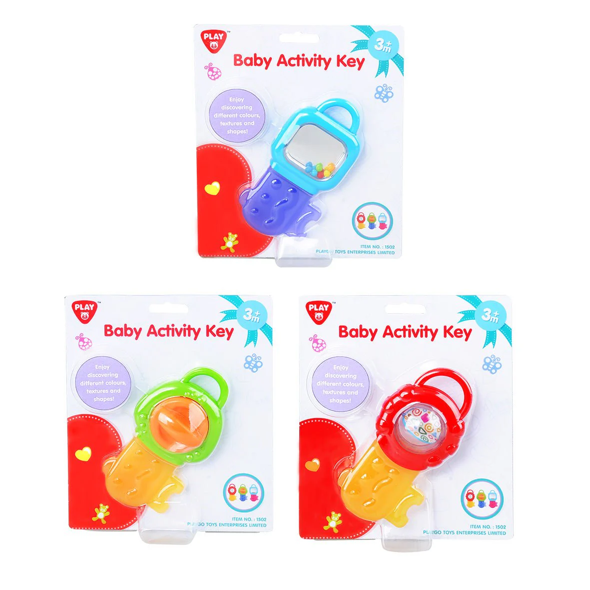 Baby Activity Key- 3 Assorted - Image 2