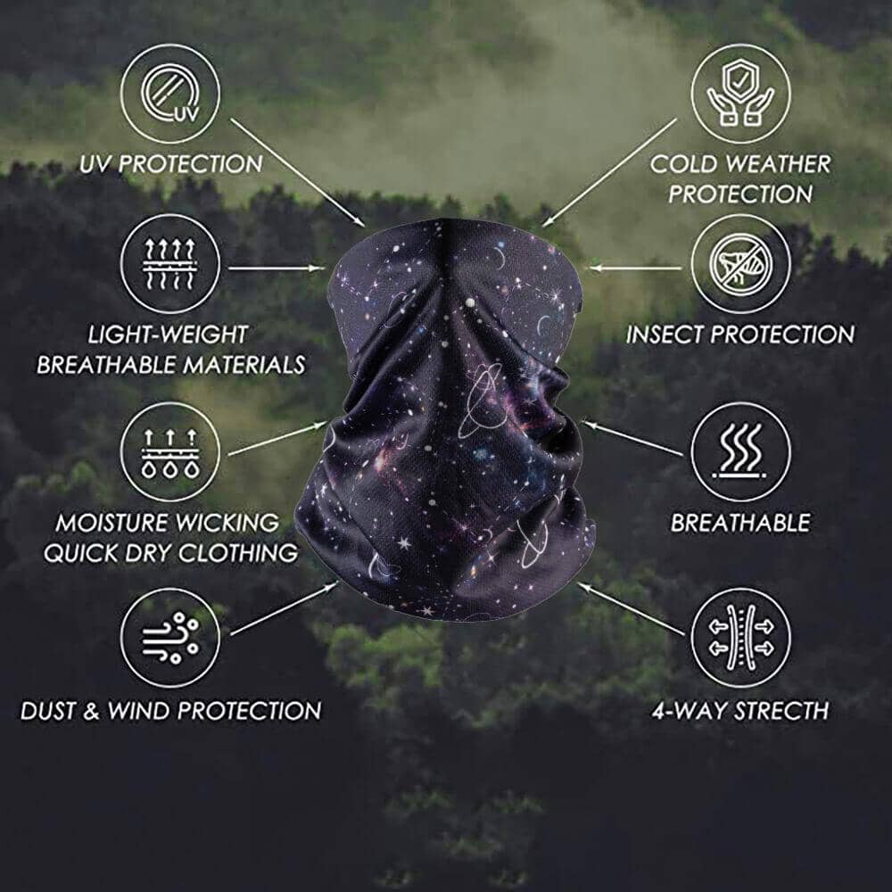 Bandana Face Mask - Black Planet (Available online only) - Image 3