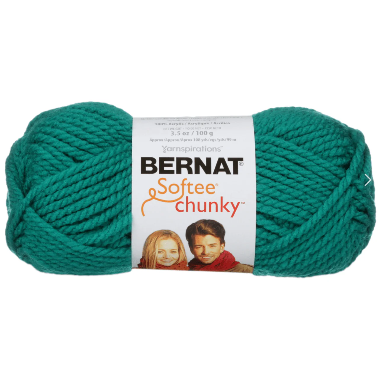 Bernat Softee Chunky Yarn 100g – Emerald