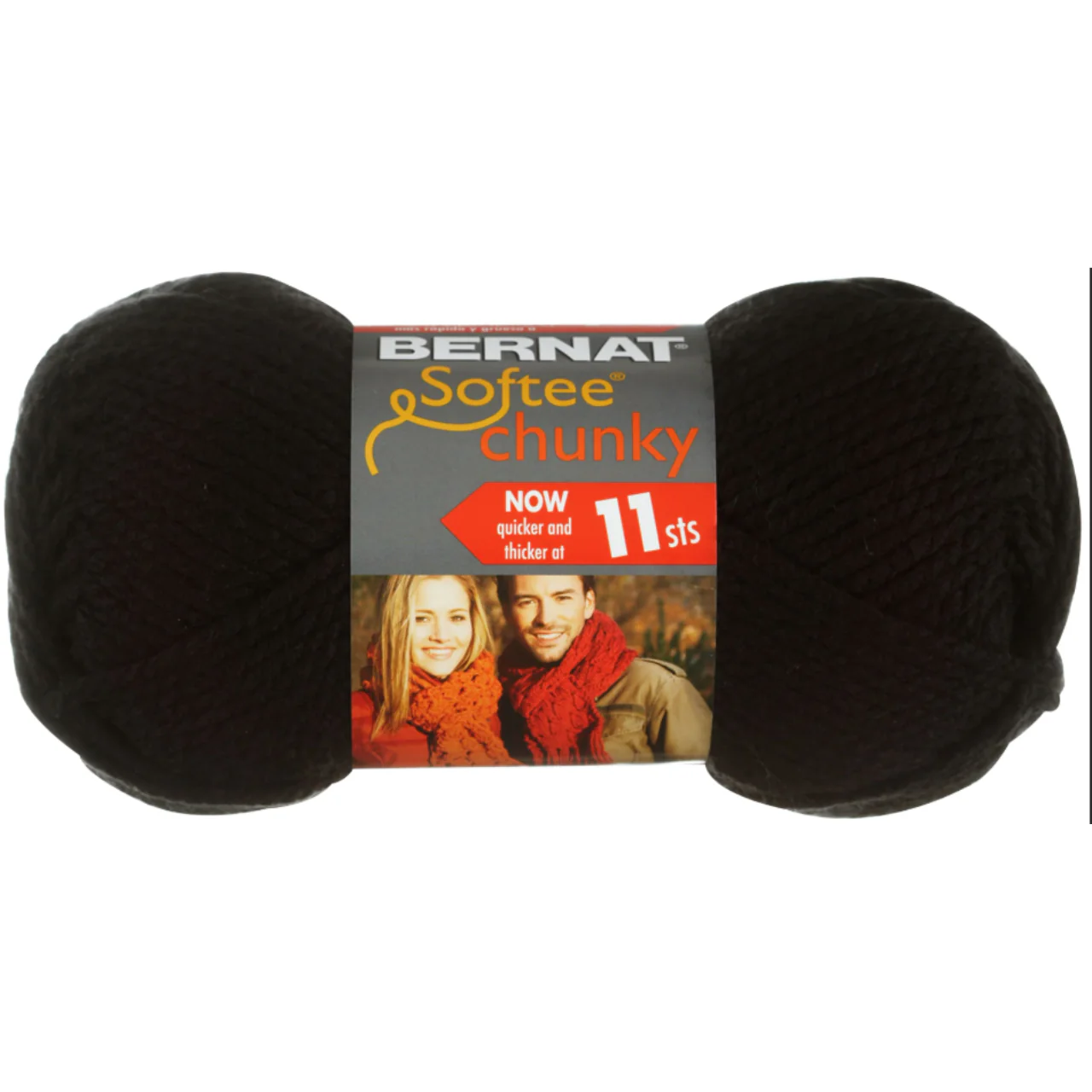 Bernat Softee Chunky Yarn – Black