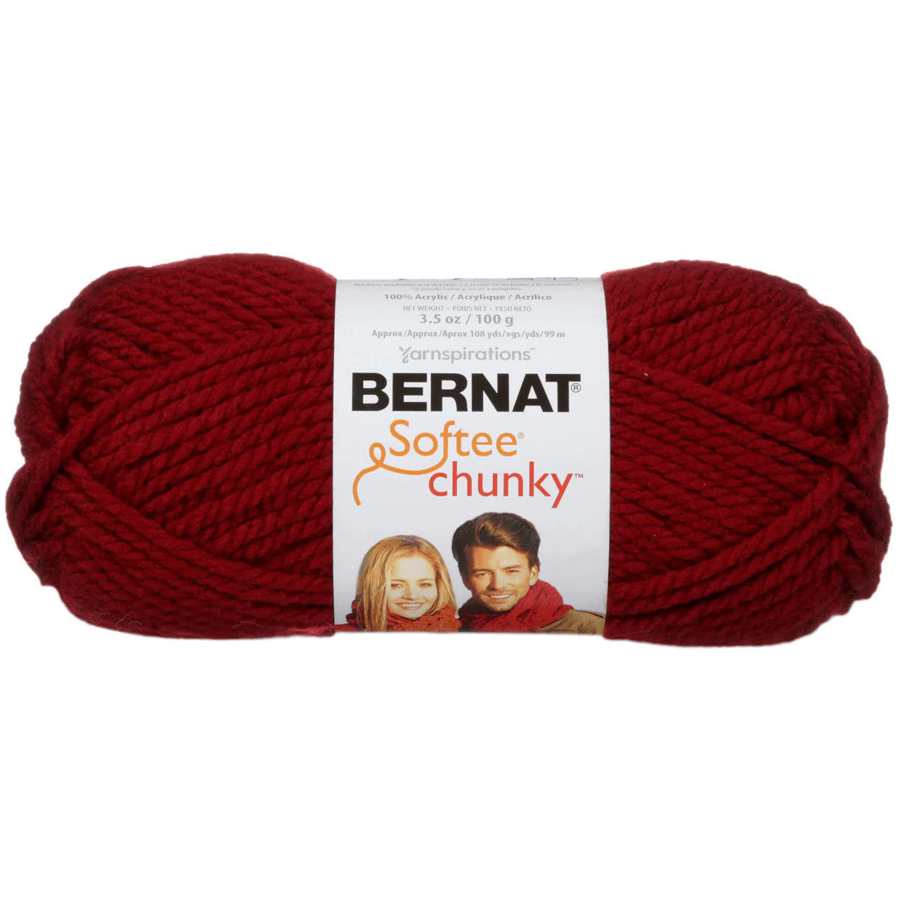Bernat Softee Chunky Yarn – Wine