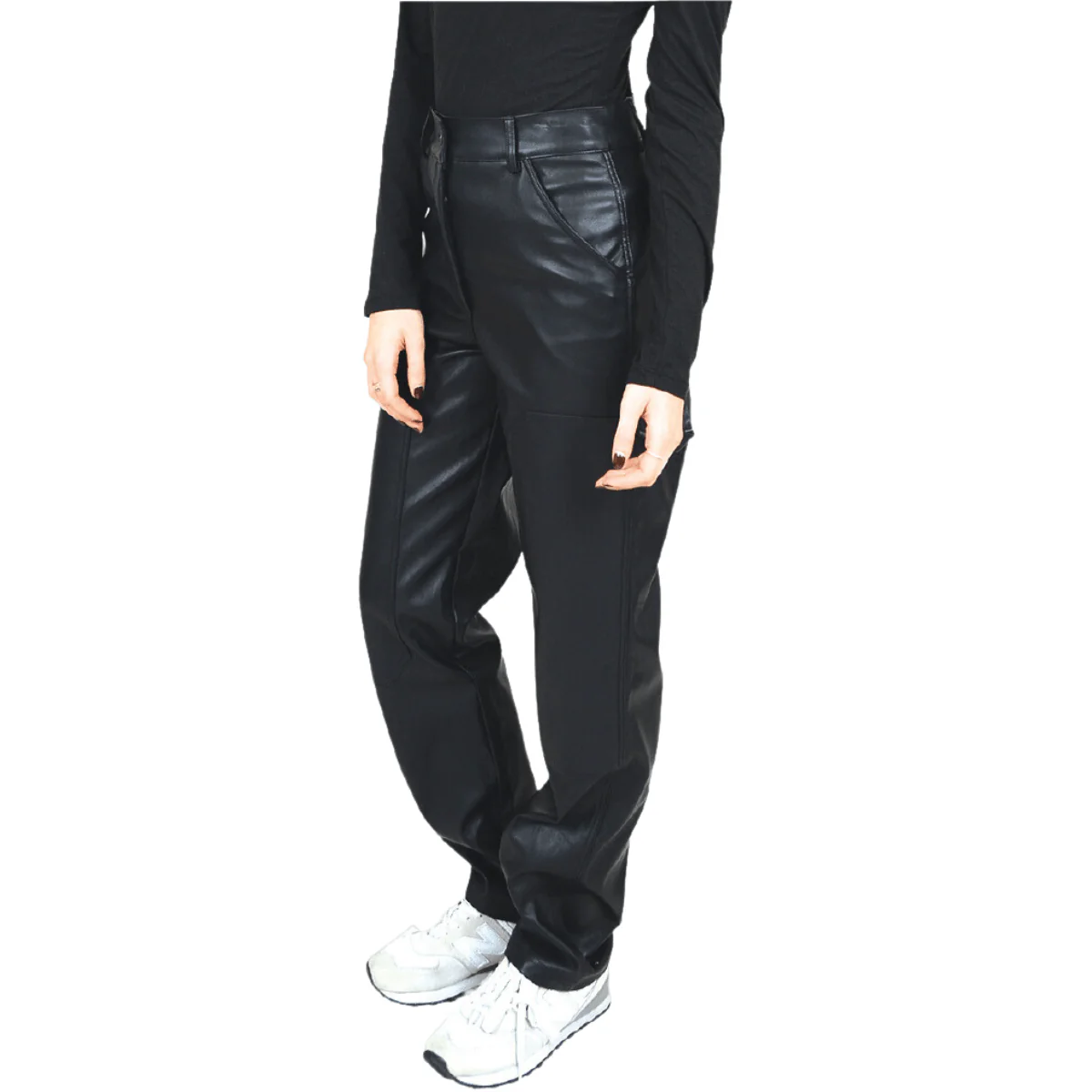 Blake Vegan Leather Wide Leg - Image 3