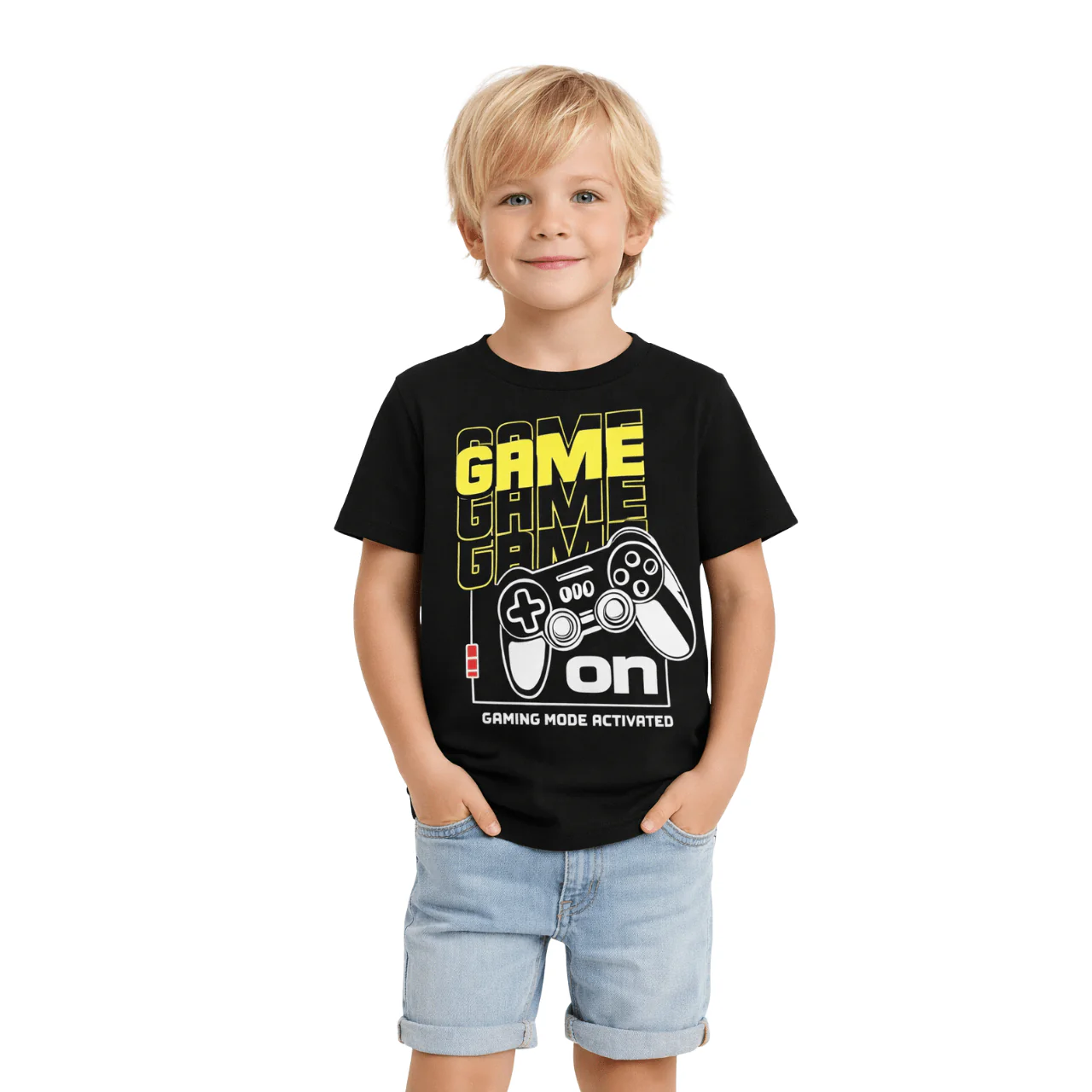 Boys’ Graphic & Essential Cotton T-Shirt - Image 5