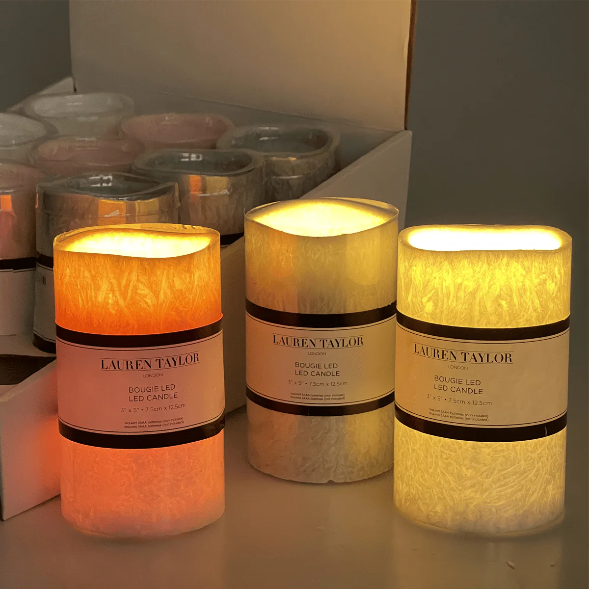 Lauren Taylor | Flameless LED Candle with timer | assorted