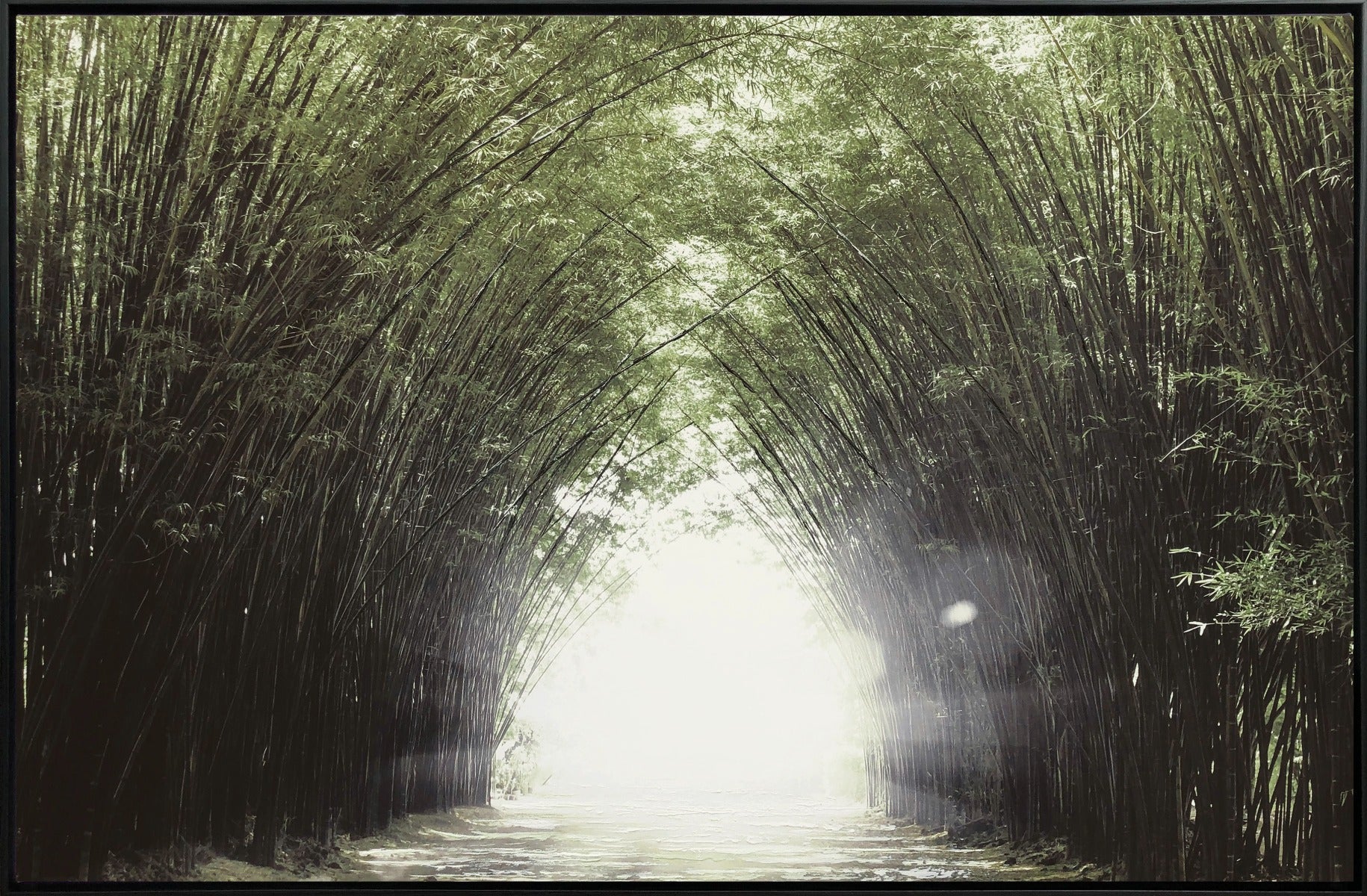 Canvas Forest Bridge & Path 75x115 W/frame