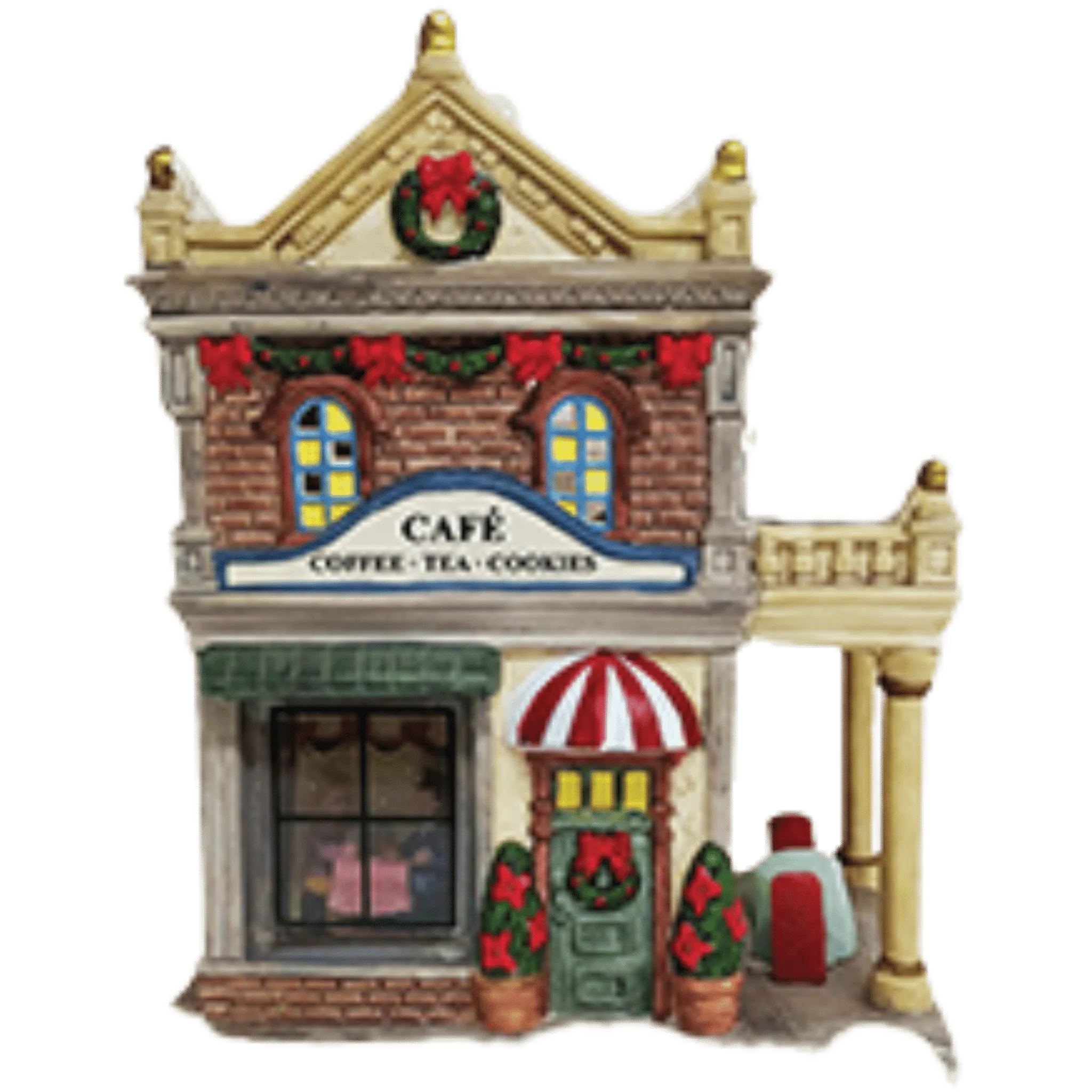 Ceramic Light-up House 16.5cm 6 Assorted
