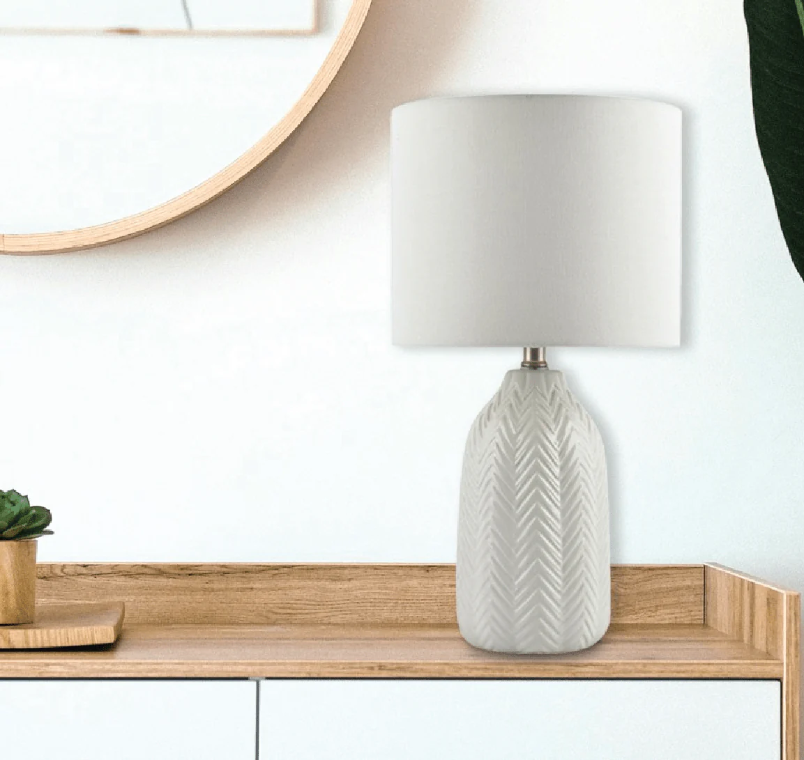 Chevron Table Lamp