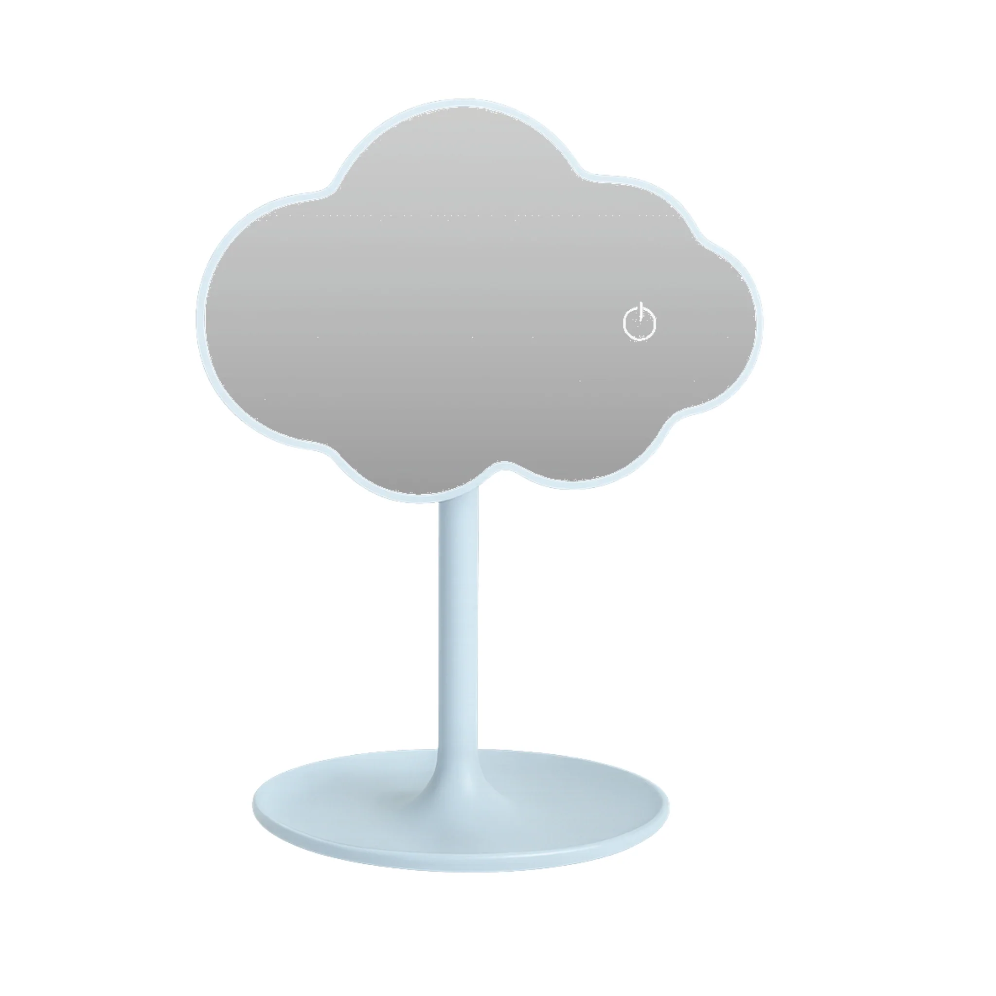 Cloud-Shaped LED Mirror