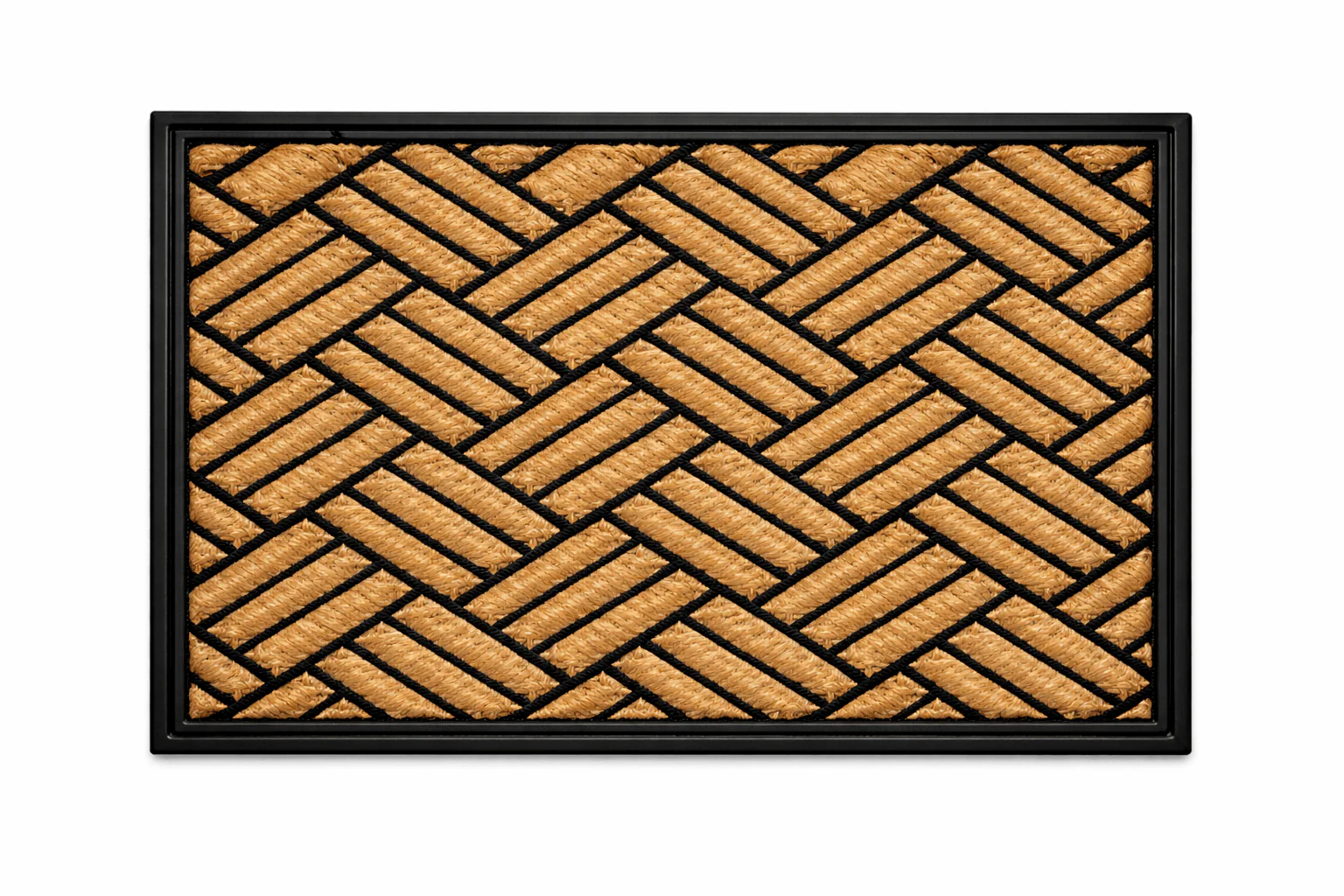 Coir Door Mat with Rubber Backing – Assorted Patterns (45 x 75 cm) - Image 4