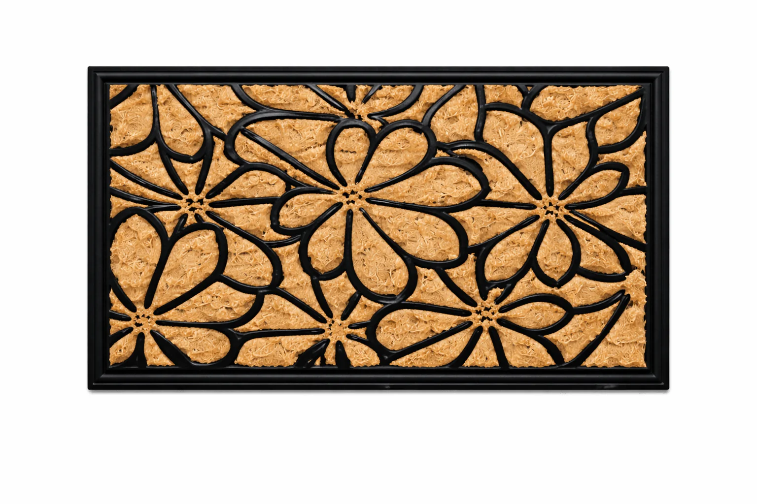 Coir Door Mat with Rubber Backing – Assorted Patterns (45 x 75 cm) - Image 5