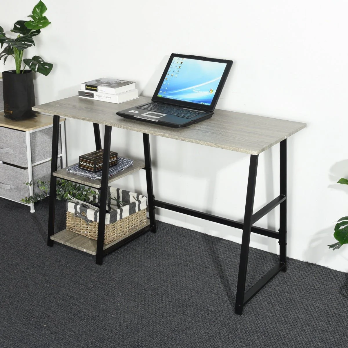 Mcghee - Composite 2-Shelf Writing Table/Desk - Image 2