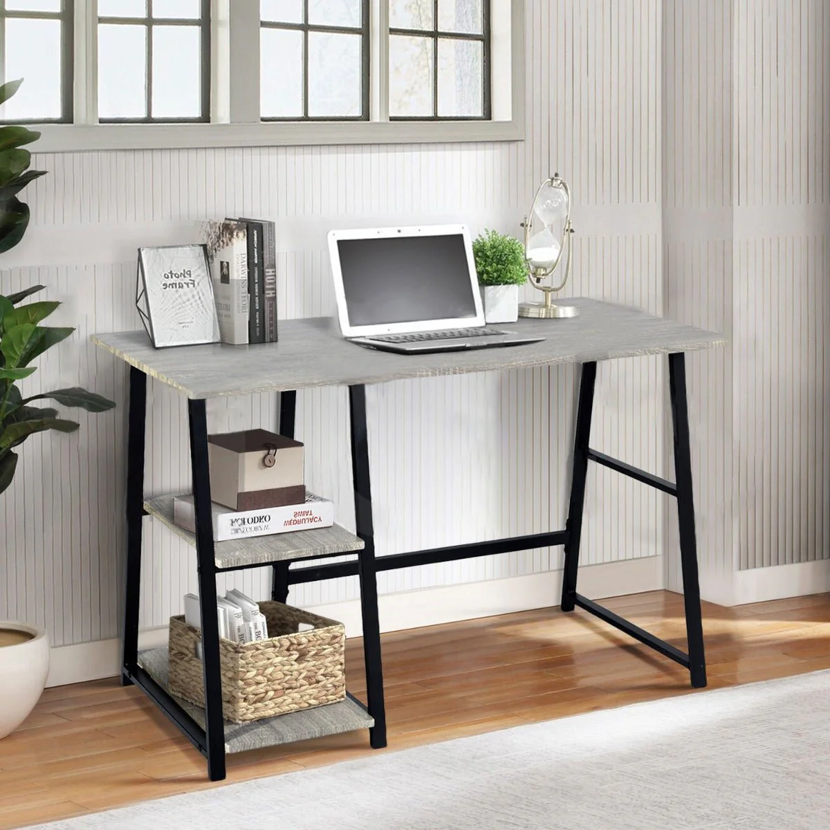 Mcghee - Composite 2-Shelf Writing Table/Desk - Image 3