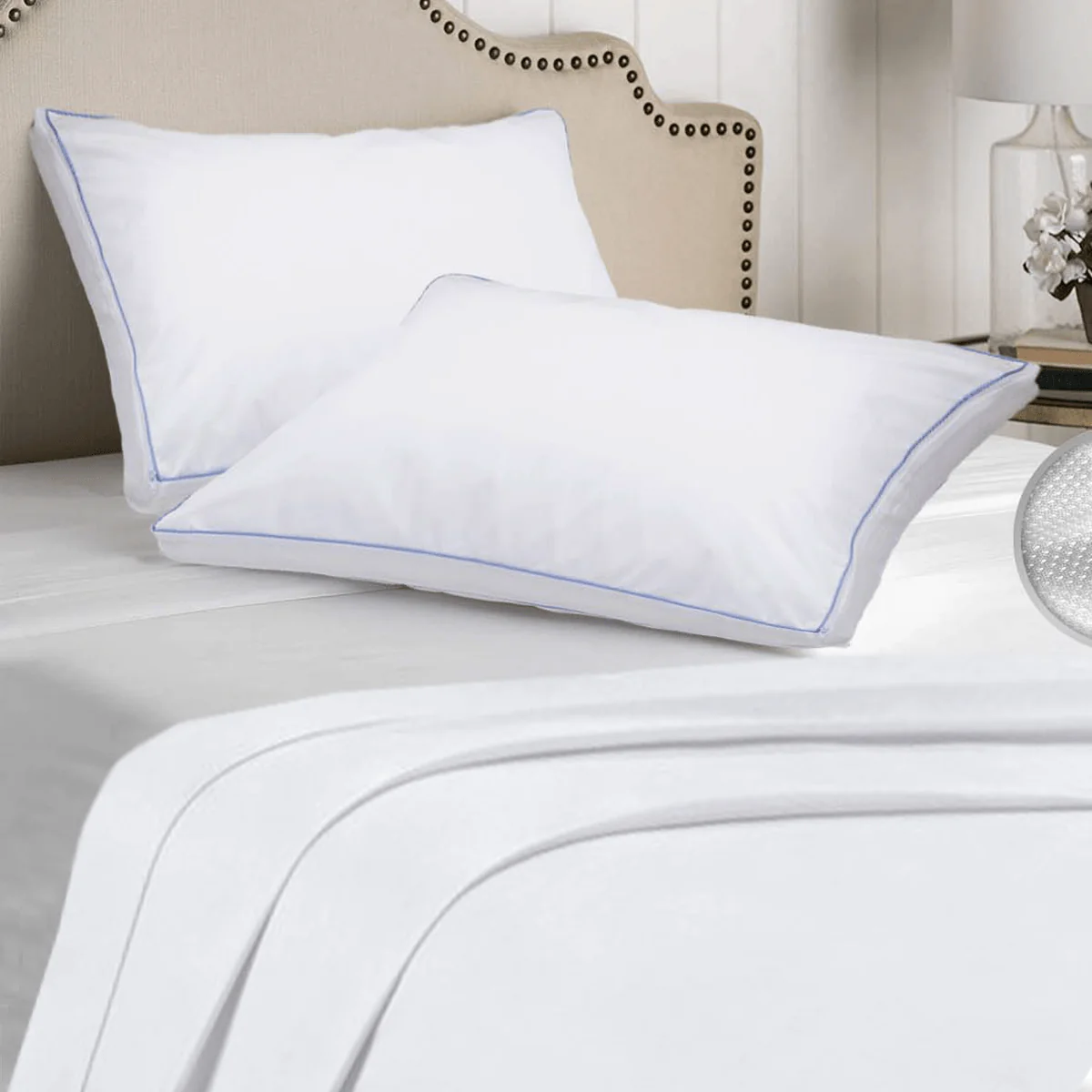 Cooling Pillow Protector White - Image 4