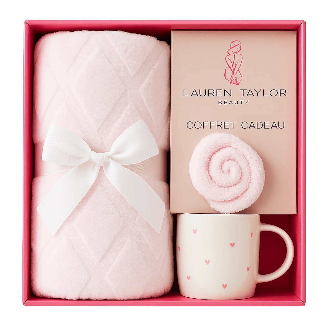 Cozy Gift Set – Blanket, Mug & Socks