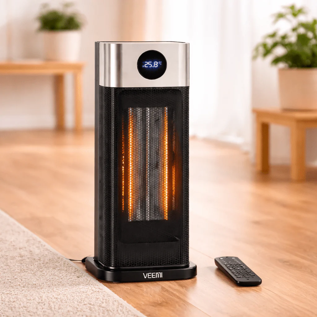 Digital Tower Space Heater with Smart Temperature Display