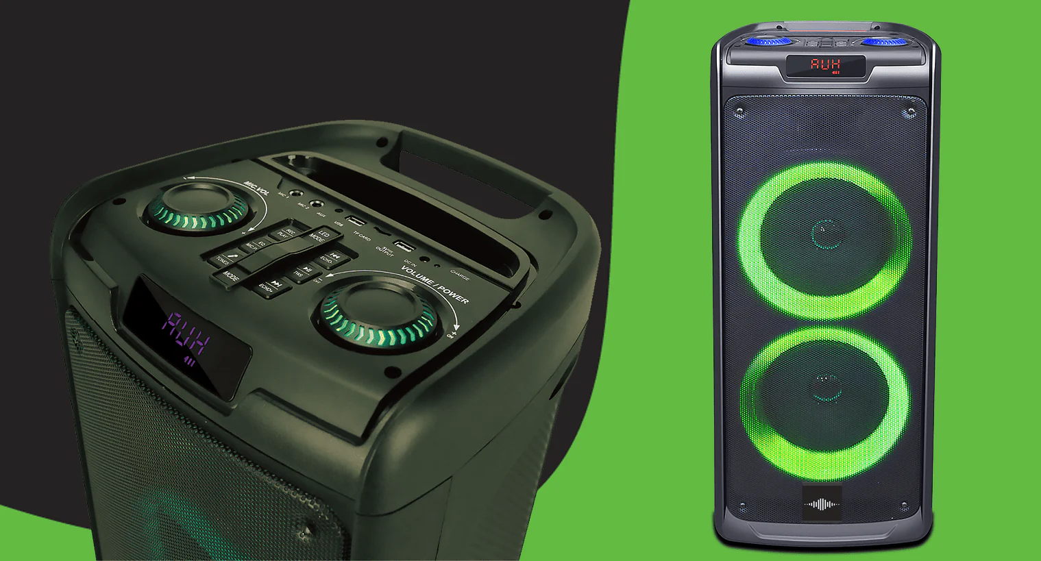 WATTSON - Double Speaker 8IN Rechargeable - Image 2