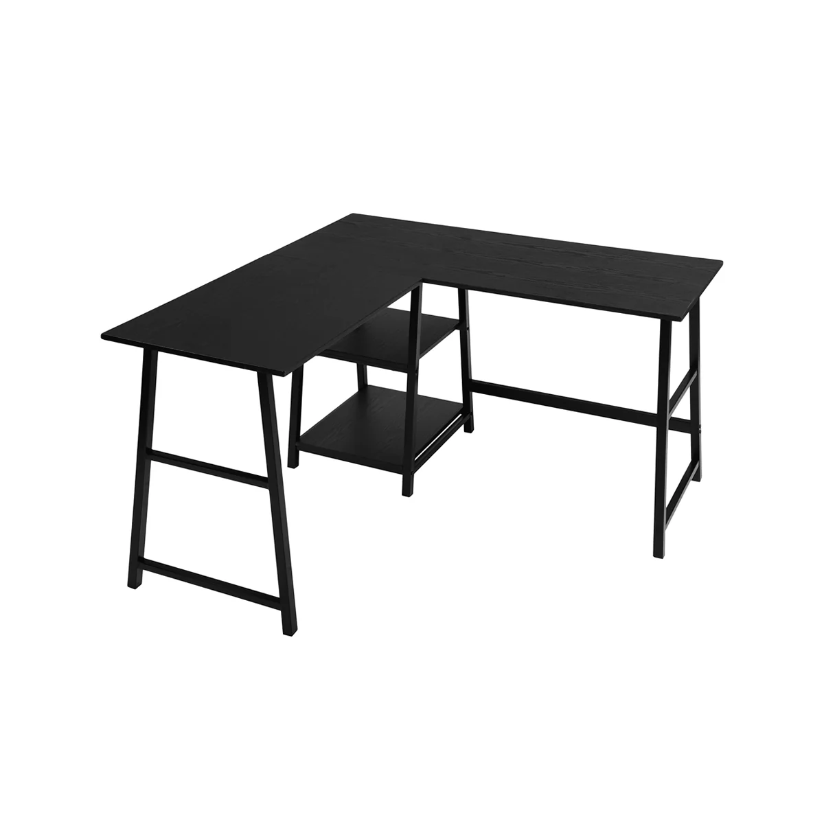 Drogba - Office Desk With Shelves L-Shape - Image 5