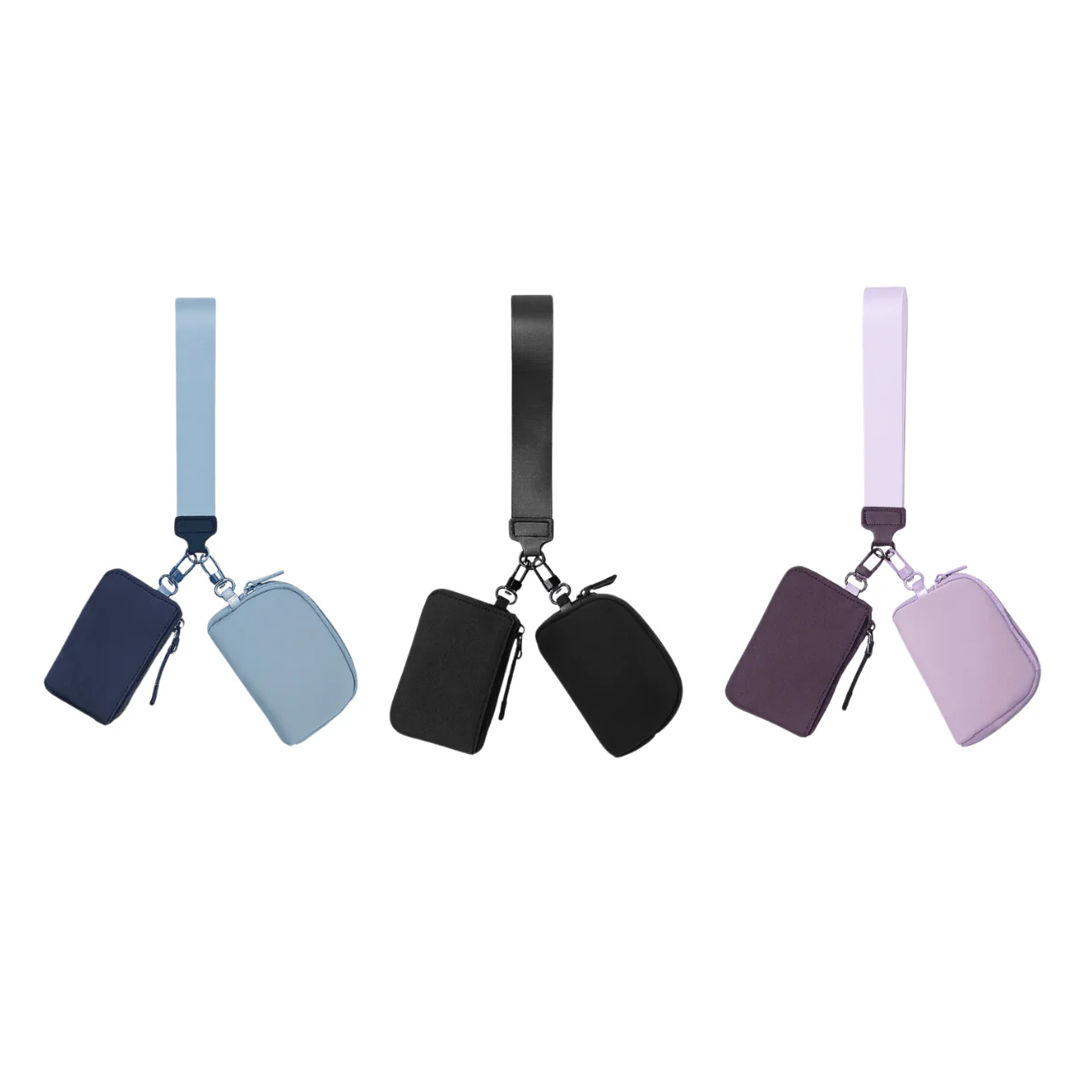 Dual Pouch Wristlet Set