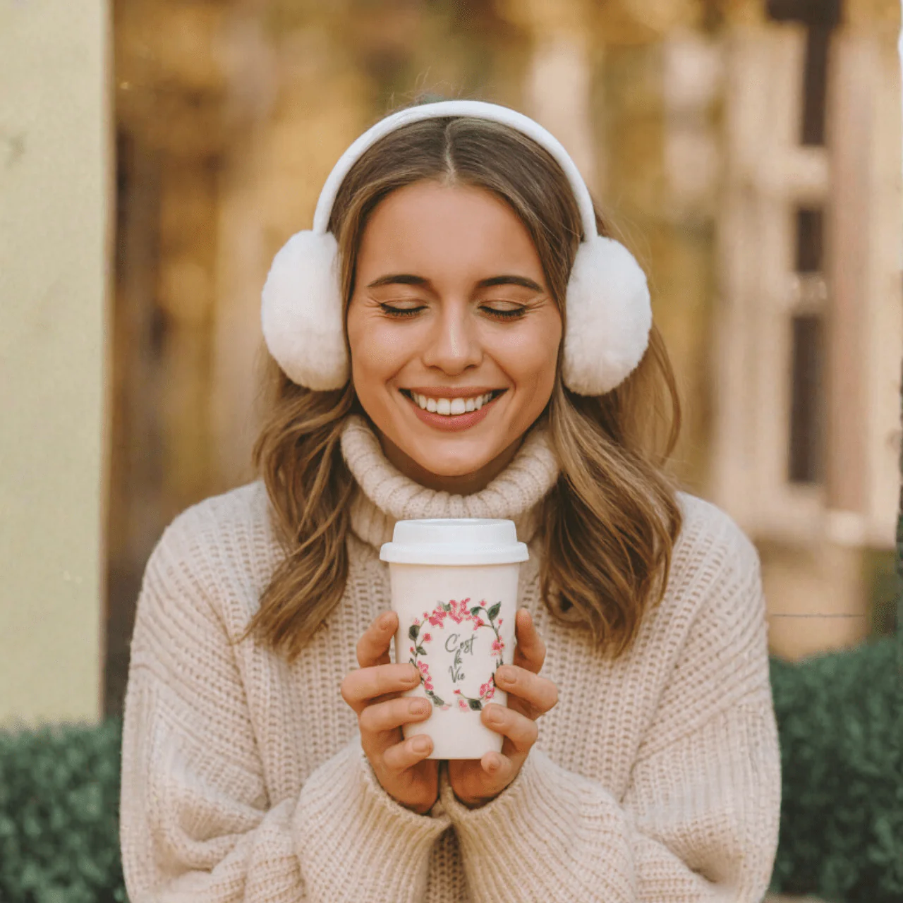 Ear Muffs with Bonus Mug – C’est la Vie Gift Set - Image 2