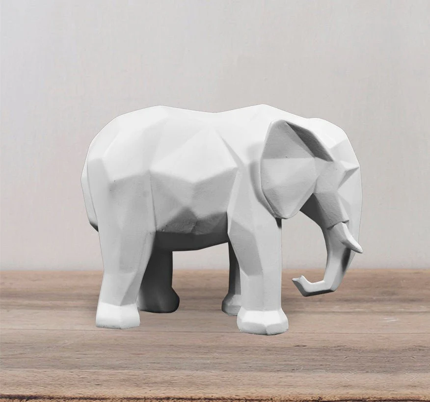 Elephant Resin Figurine